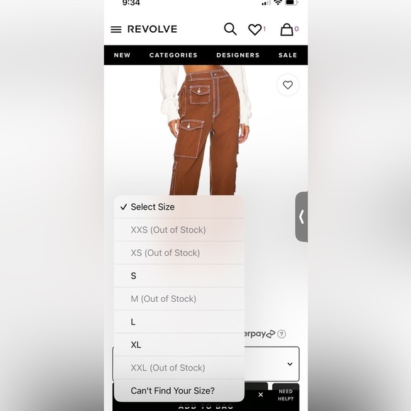 EB Denim Cargo Pants NWT Sold OUT! ❤️❤️ - Picture 6 of 6